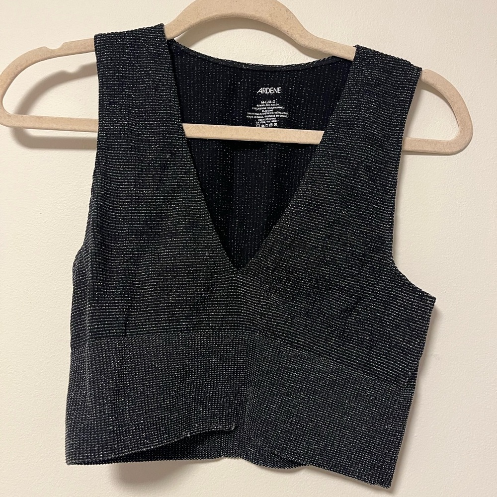 🦋Ardene Sparkly Stretch Crop Top